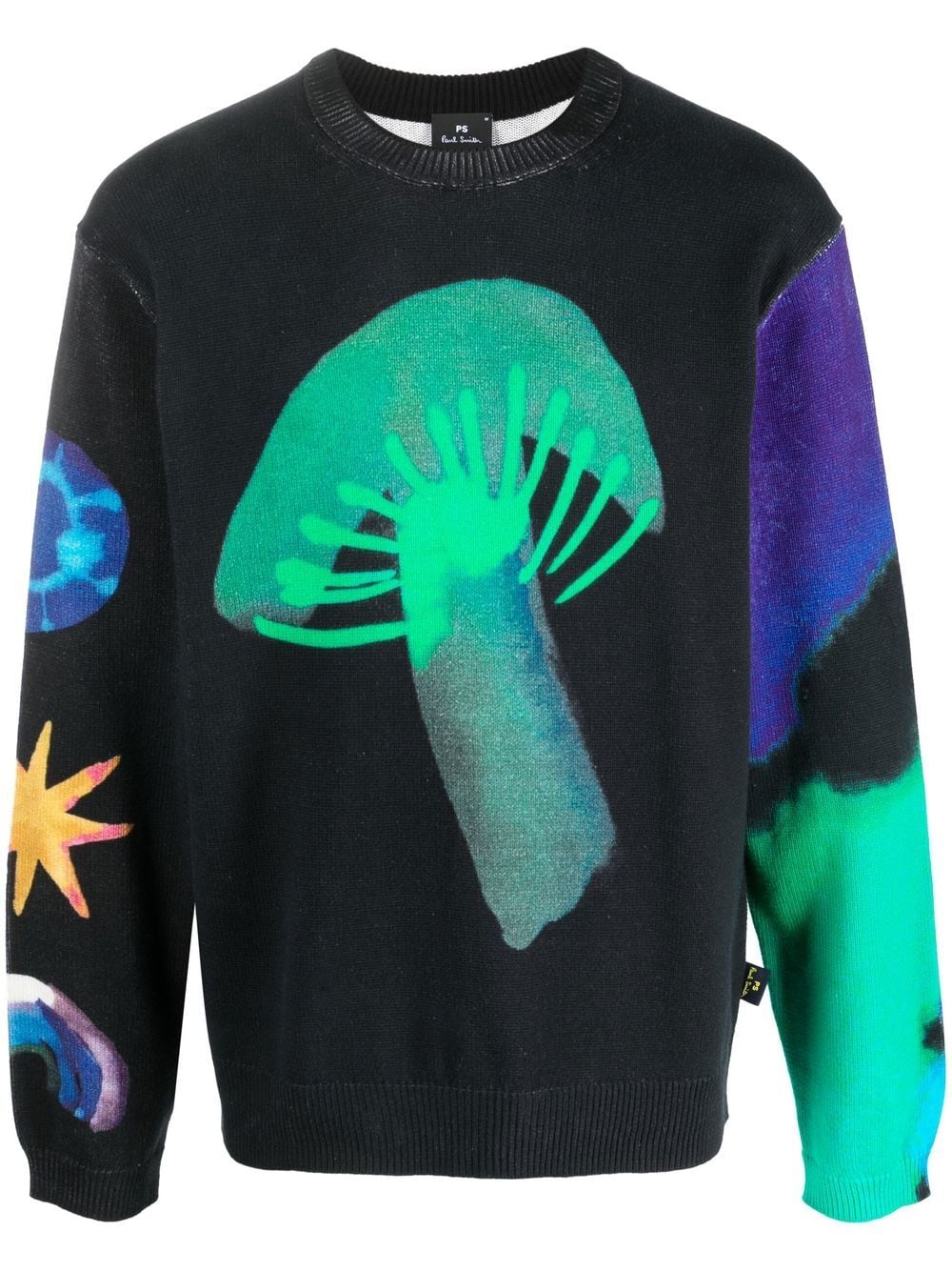 graphic-print cotton jumper - Colorful Clothes