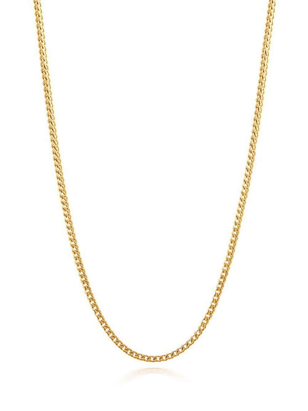 squared chain-link necklace - kanye inspired outfit