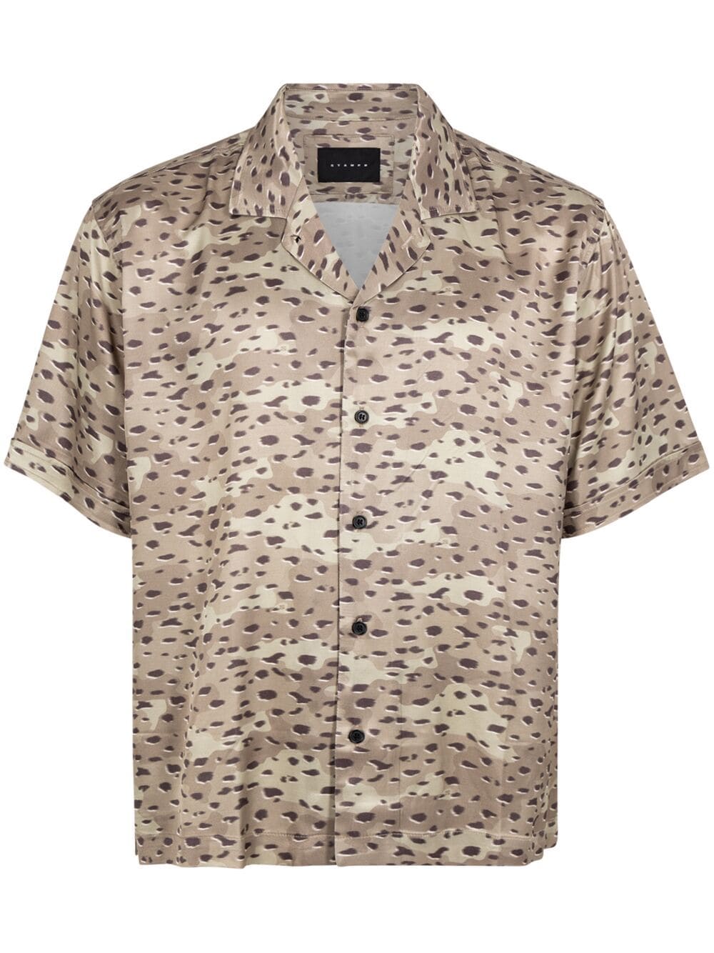 printed short-sleeve shirt - White & Grey Summer Men
