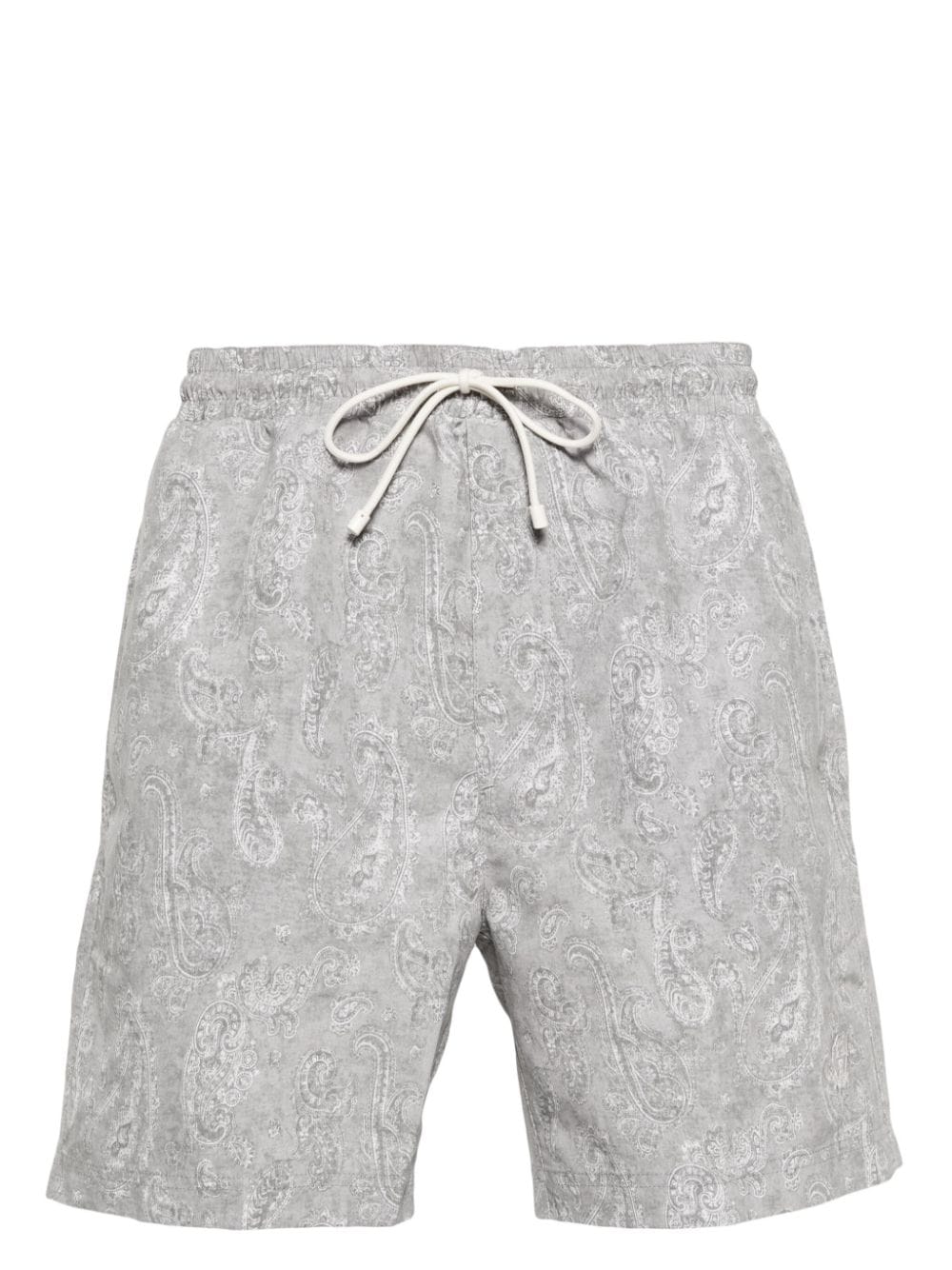 bandana-print swim shorts - White & Grey Summer Men