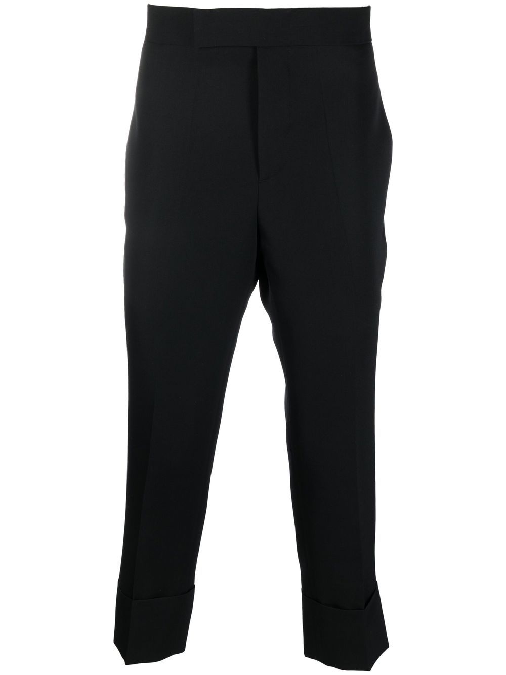 cropped wool trousers - White & Grey Summer Men