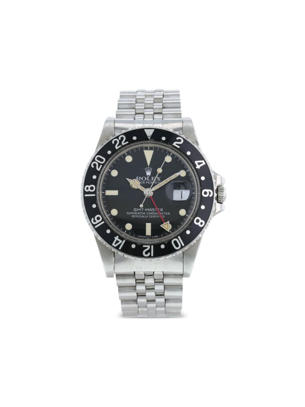 1982 pre-owned GMT-Master 40mm - Classic Monochrome Business Casual Men