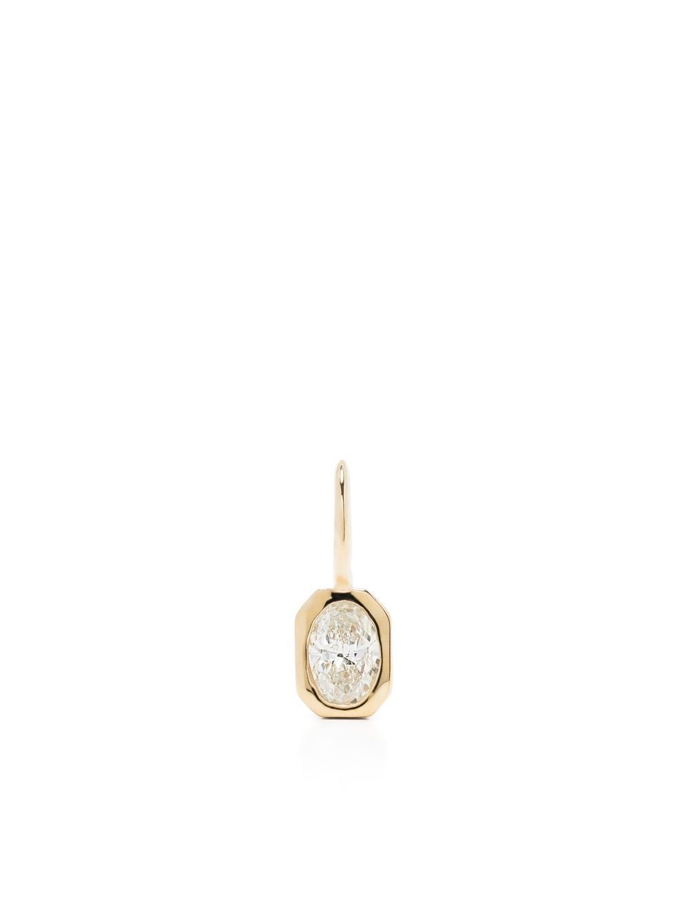 18kt yellow gold diamond solitaire charm - Jennifer outfit